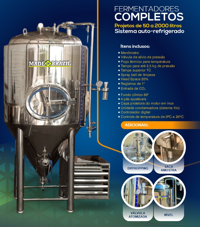 Fermentadores 50 a 2000 Litros